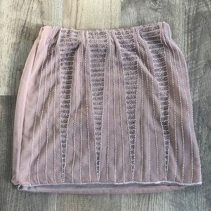 Lauren Conrad beaded skirt xs
